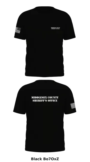 Middlesex County Sheriffs Office Store 1 Core Men's SS Performance Tee - Bo7OxZ