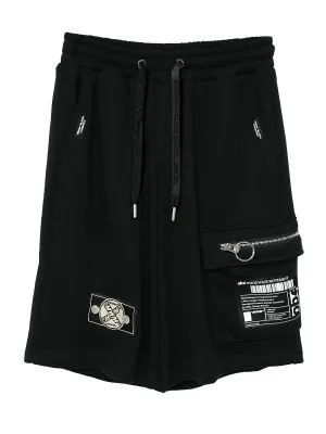 Mod Wave Movement Basic Sweatshorts- Black