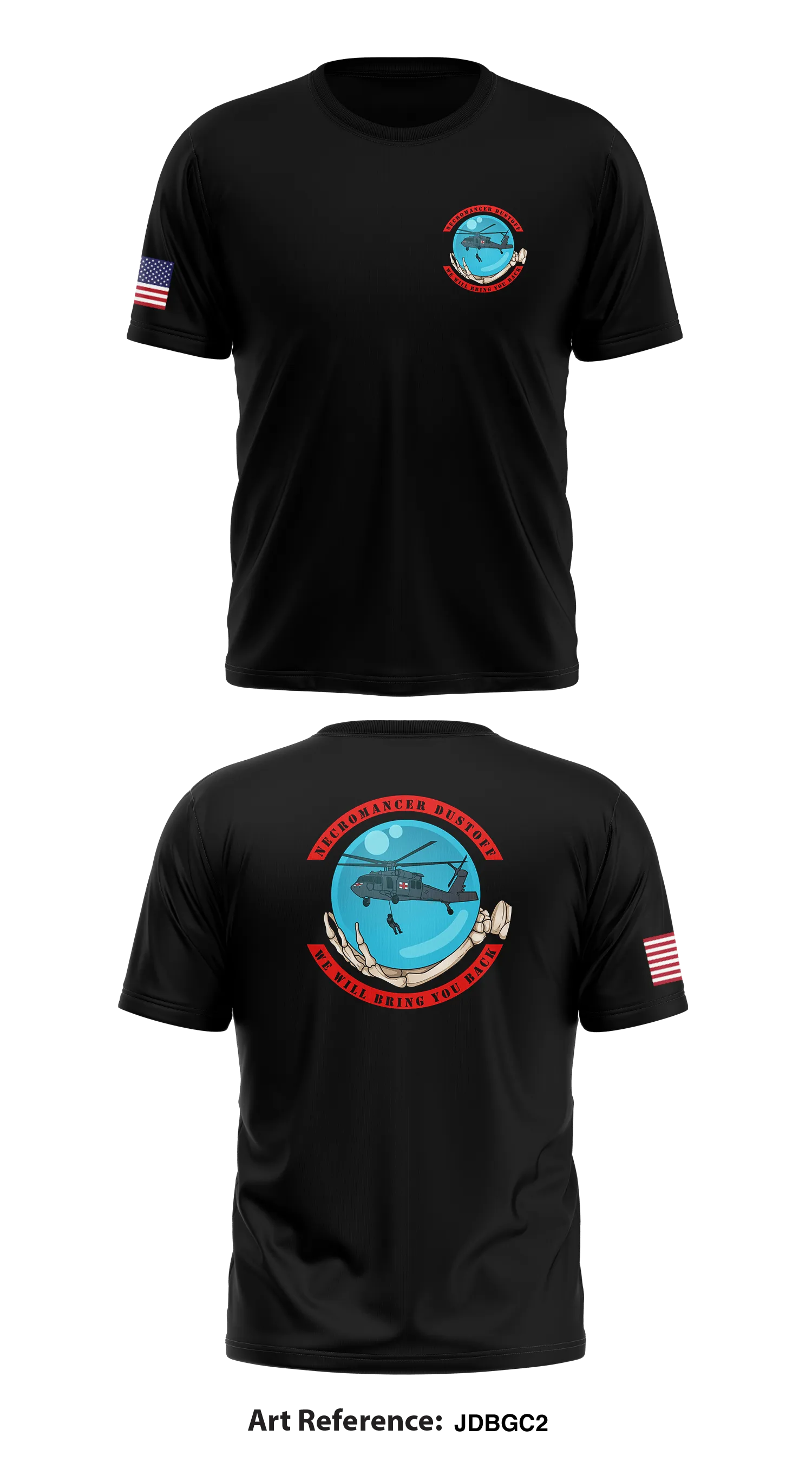Necromancer Dustoff Store 1 Core Men's SS Performance Tee - jDBgC2