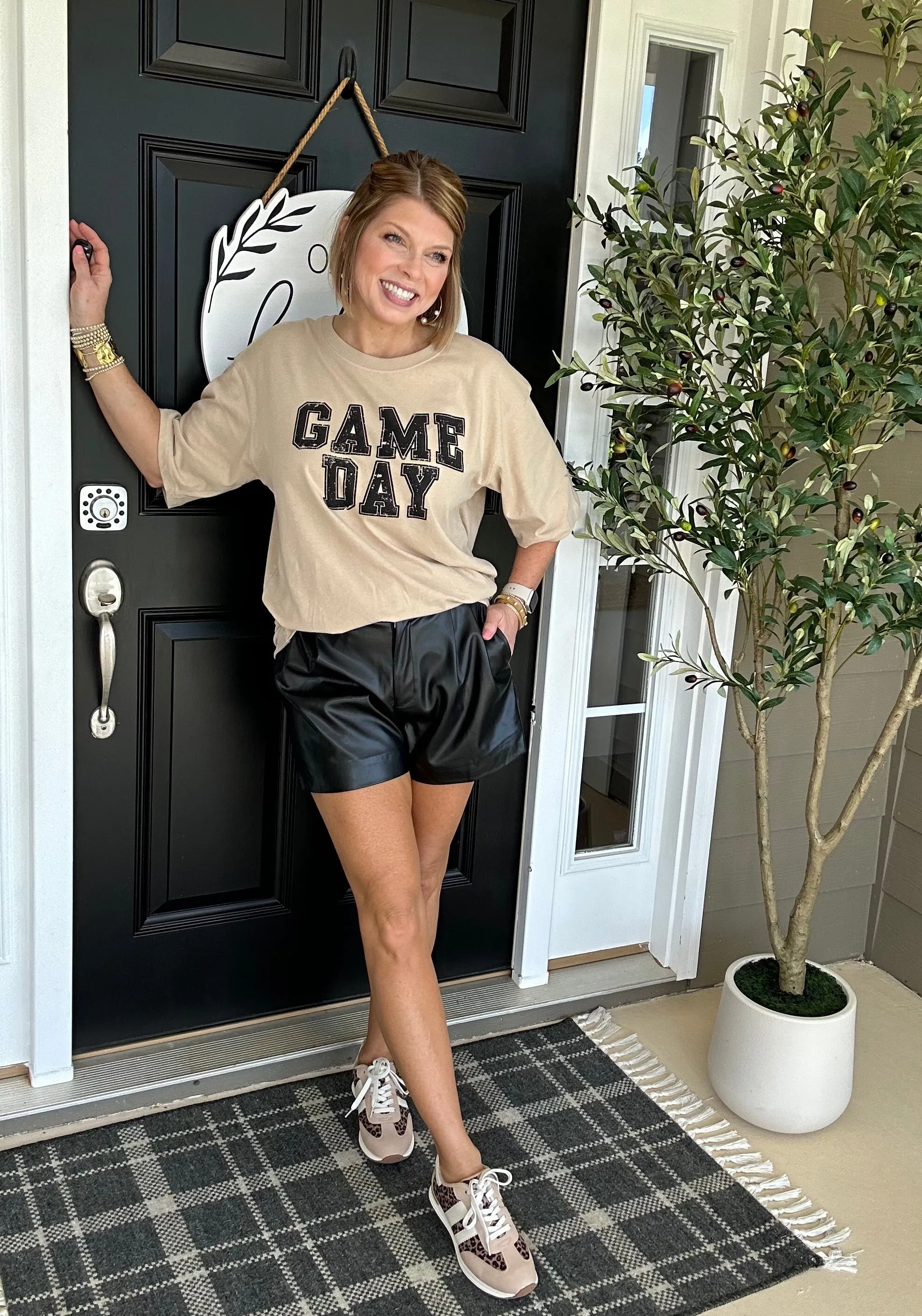 Neutral Game Day Oversized Tee
