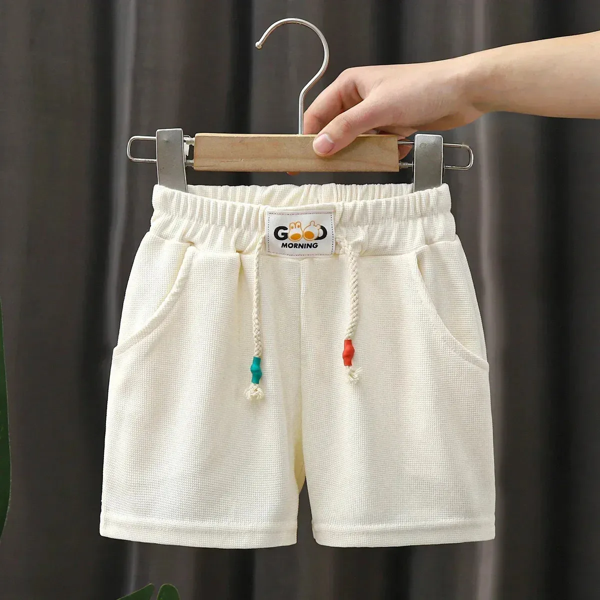New Summer Boys Candy Color Beach Shorts