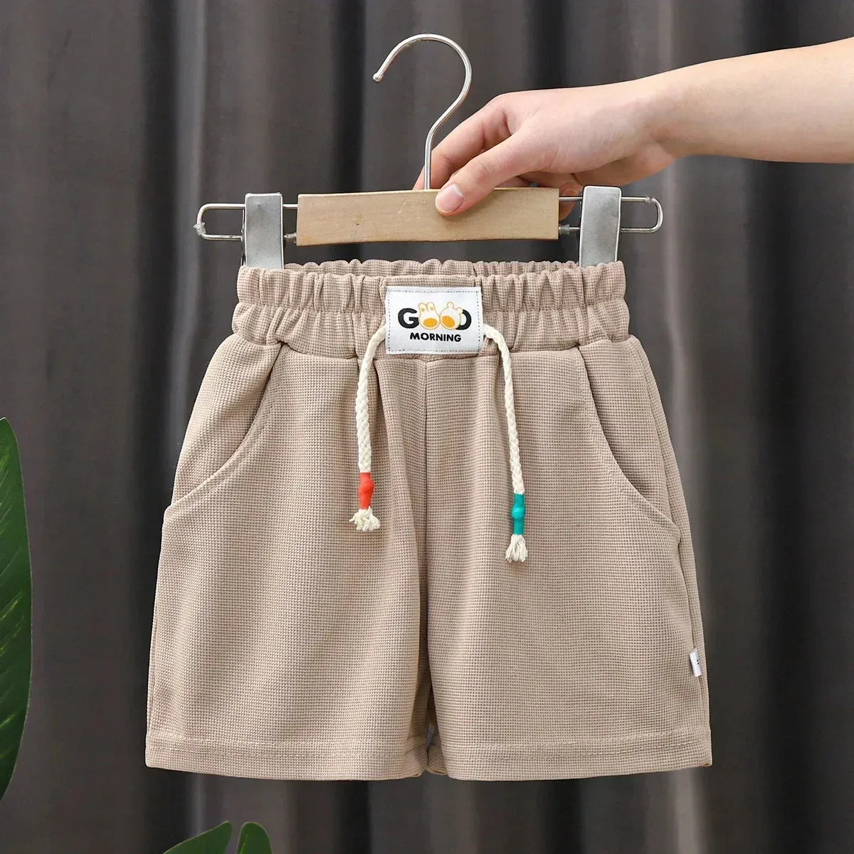 New Summer Boys Candy Color Beach Shorts