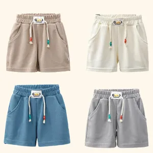 New Summer Boys Candy Color Beach Shorts