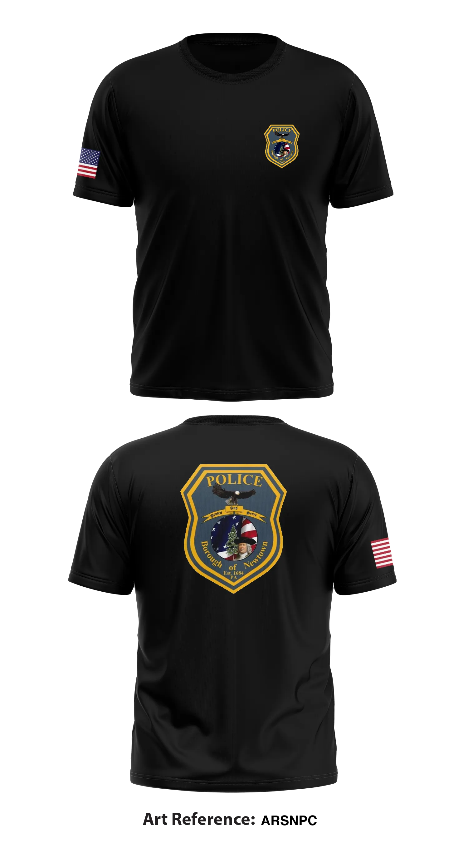Newtown Borough Police Department  Store 1 Core Men's SS Performance Tee - ARsNpC