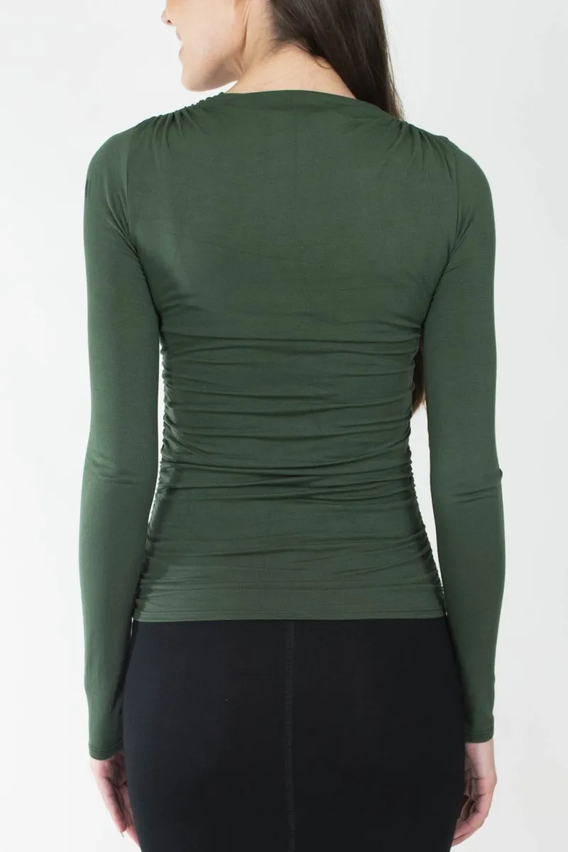 NICOLE TOP (OLIVE)