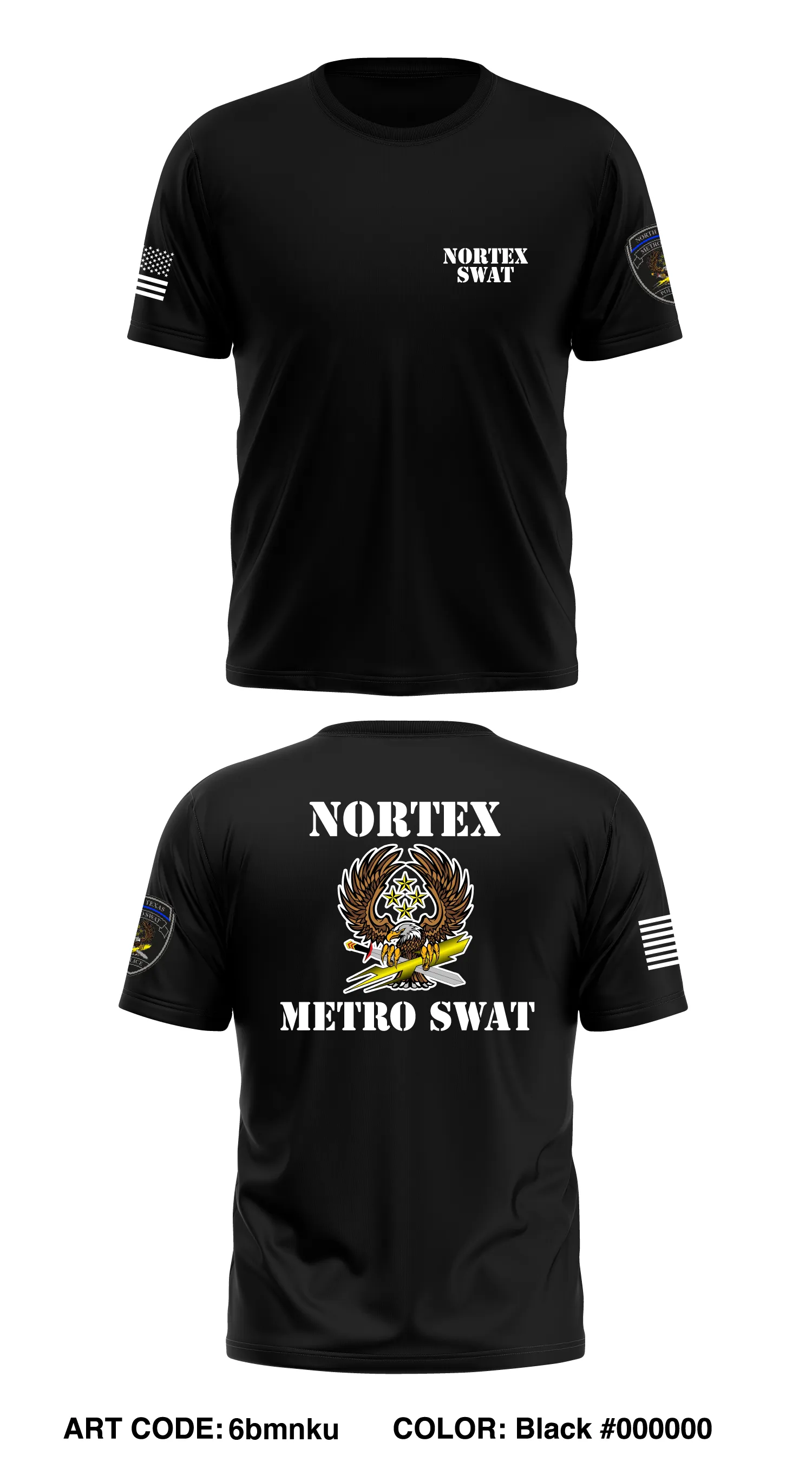 NORTEX SWAT Store 1 Core Men's SS Performance Tee - 6bmnku