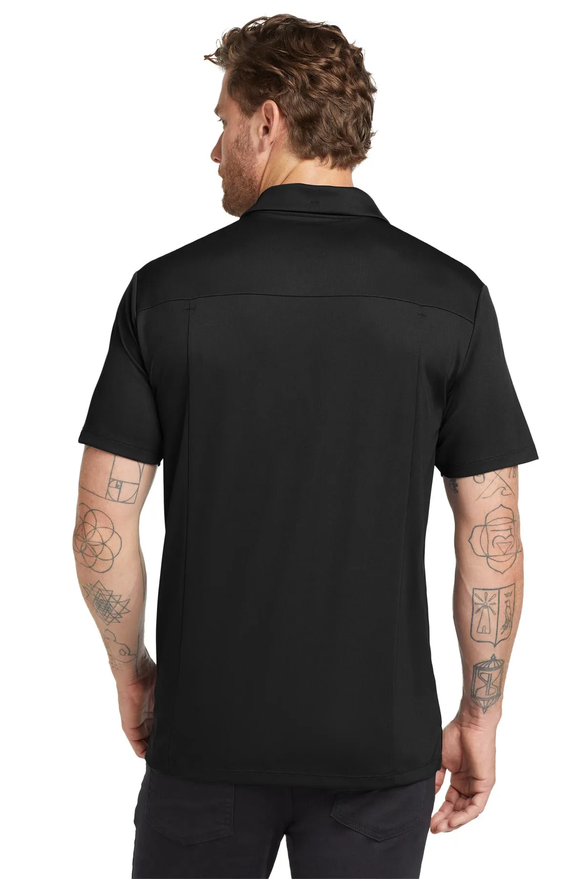 OGIO Framework Polo. OG125 Blacktop