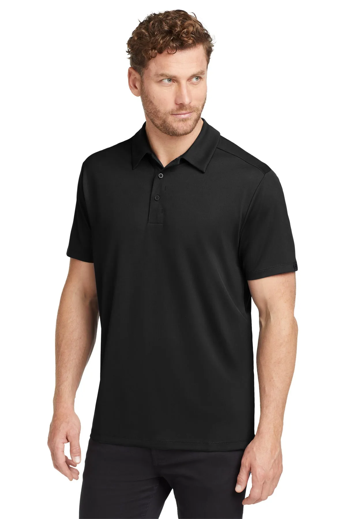 OGIO Framework Polo. OG125 Blacktop