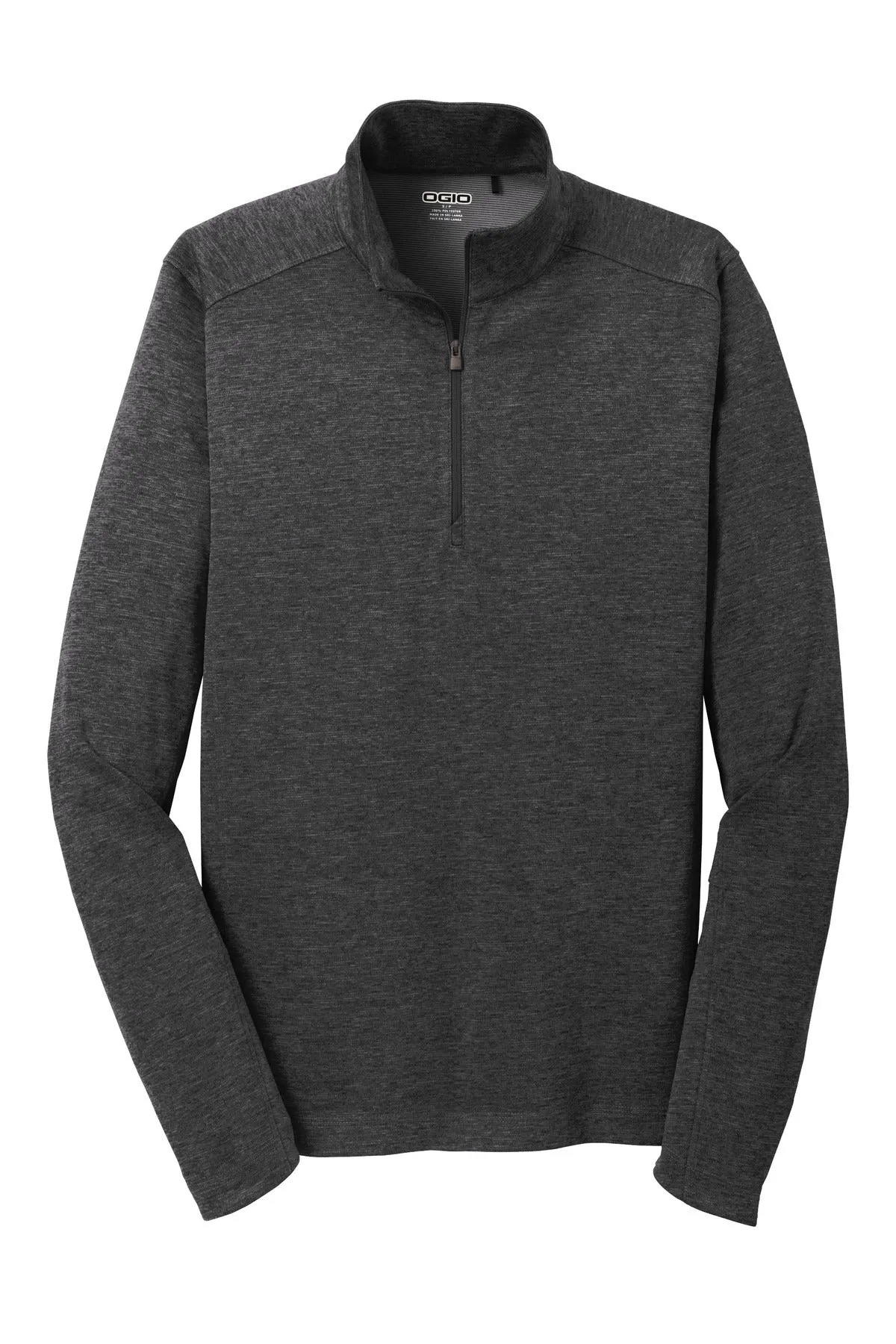OGIO Pixel 1/4-Zip. OG202 Blacktop