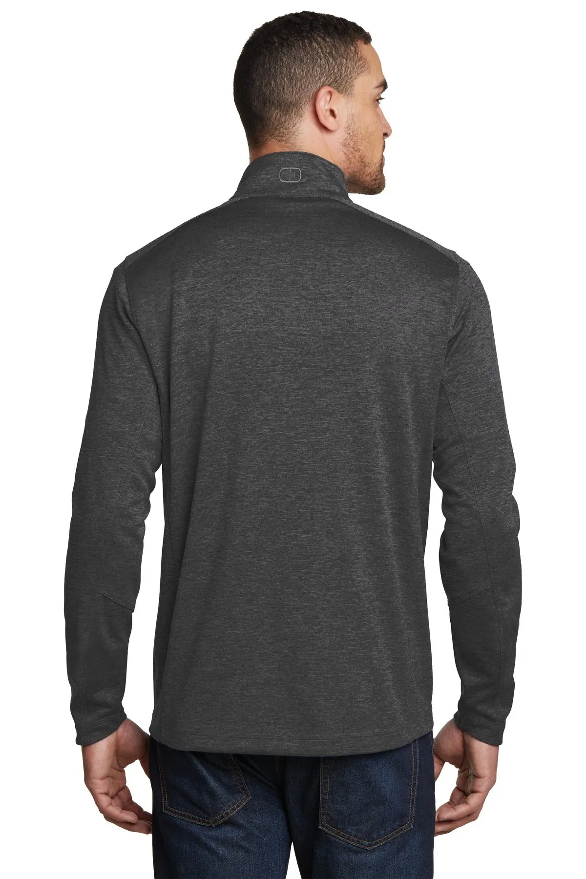 OGIO Pixel 1/4-Zip. OG202 Blacktop