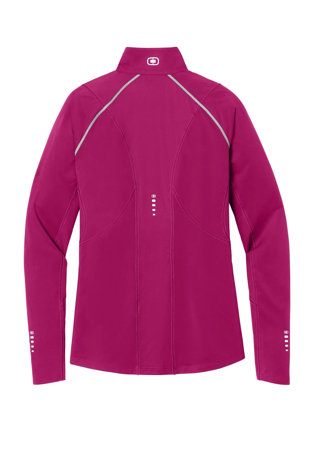 OGIO Women's Nexus 1/4-Zip Pullover. LOE335 Flush Pink