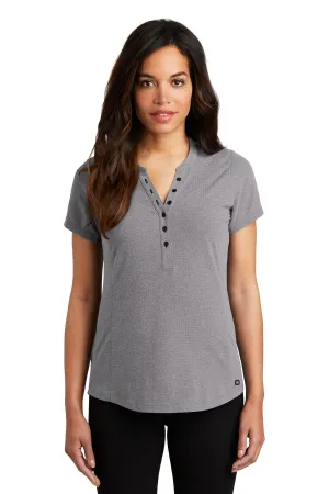 OGIO   Women's Tread Henley. LOG136 Grey Heather