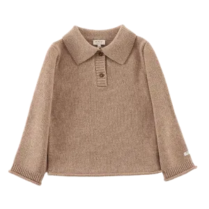 Ojan Merino Wool Sweater | Milk Chocolate Melange