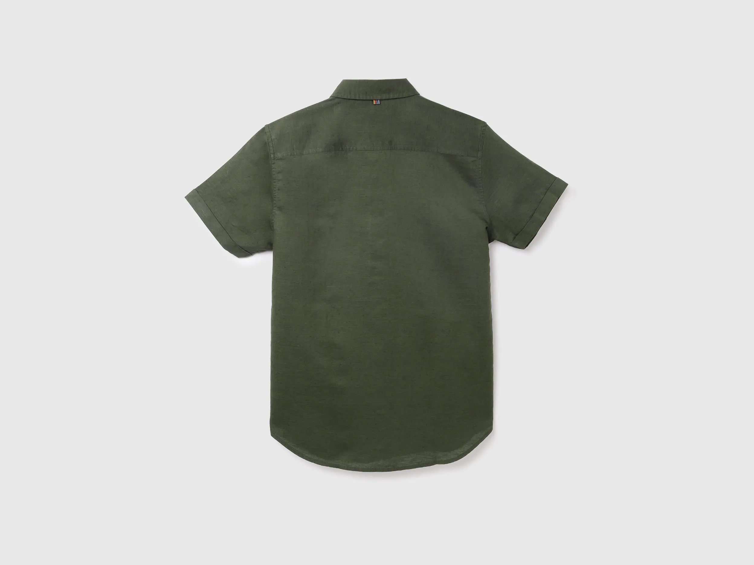 Olive Linen Shirt