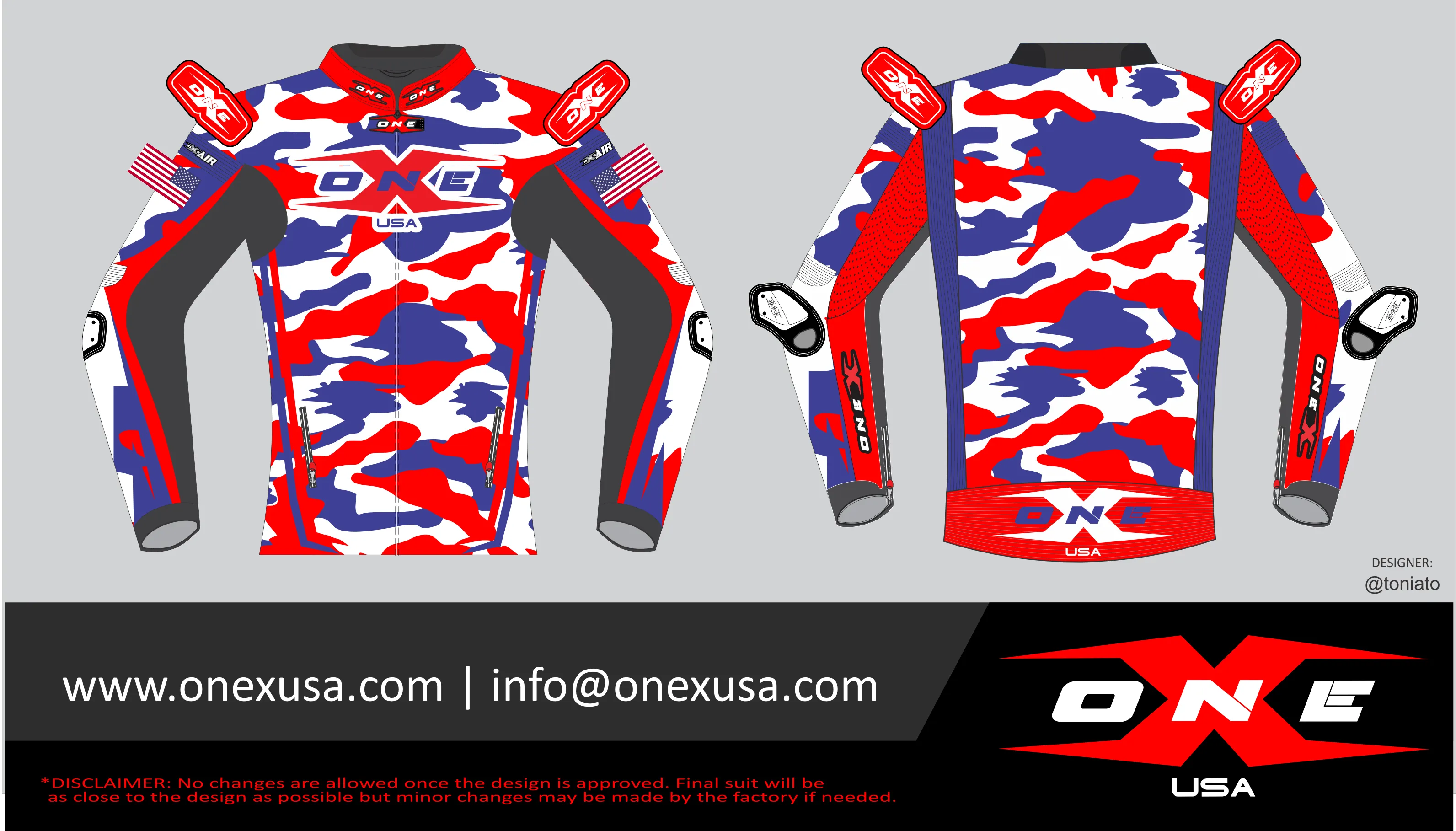 OneX USA Pro Custom Jacket