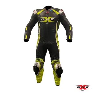 OneX USA XR22 Airbag Ready Pro Race Suit - Black/Fluor Yellow
