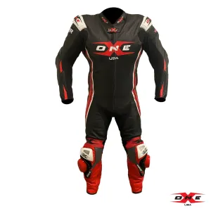 OneX USA XR22 Airbag Ready Pro Race Suit - Black/Red