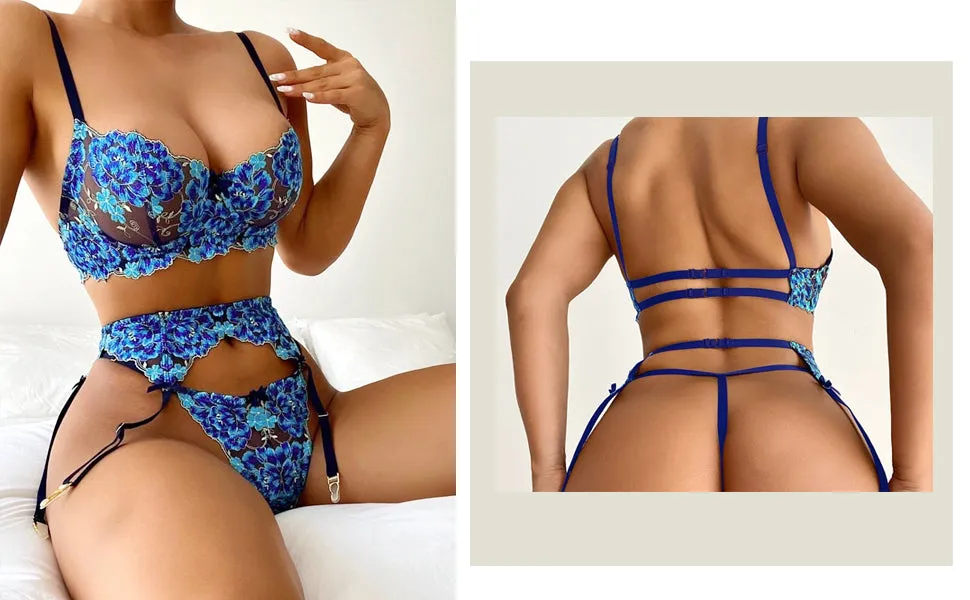 Orchid Blue 3 pc Set