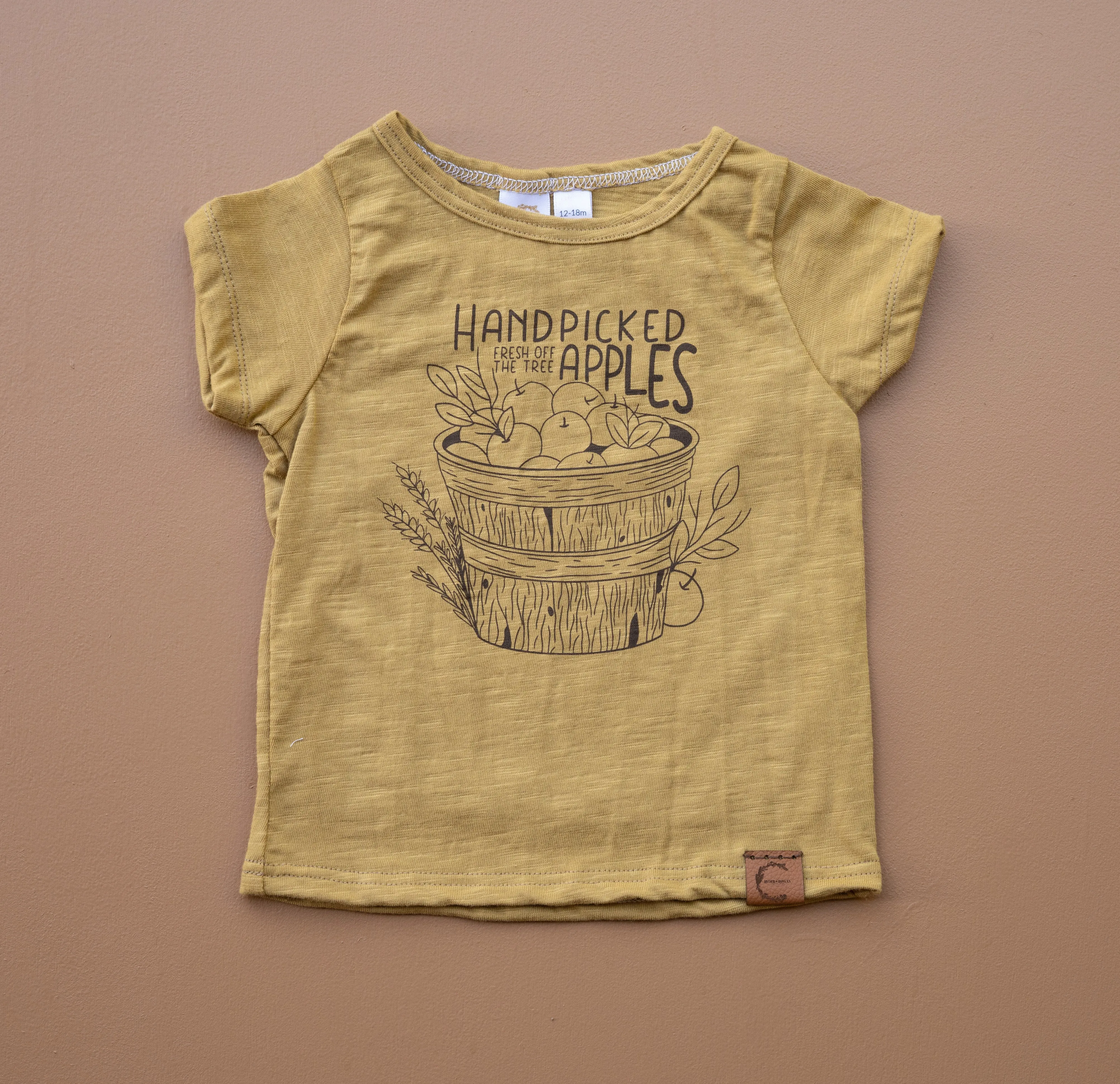 Organic Hand Picked Apple Slub Tee - Ready to ship