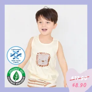 Organic Little Lion Sleeveless Set 2405U04