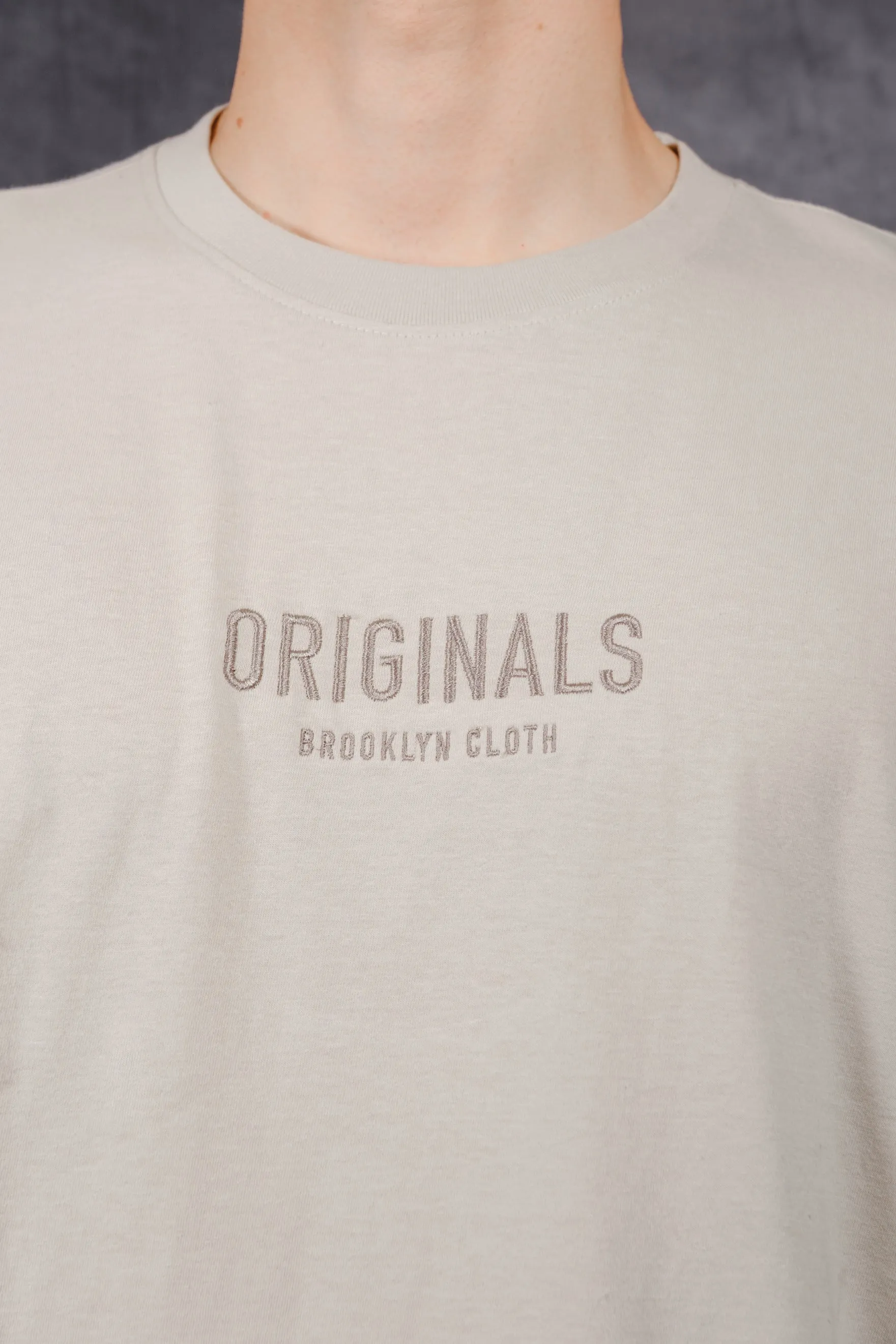 Originals Center Chest Tonal Embroidery Tee