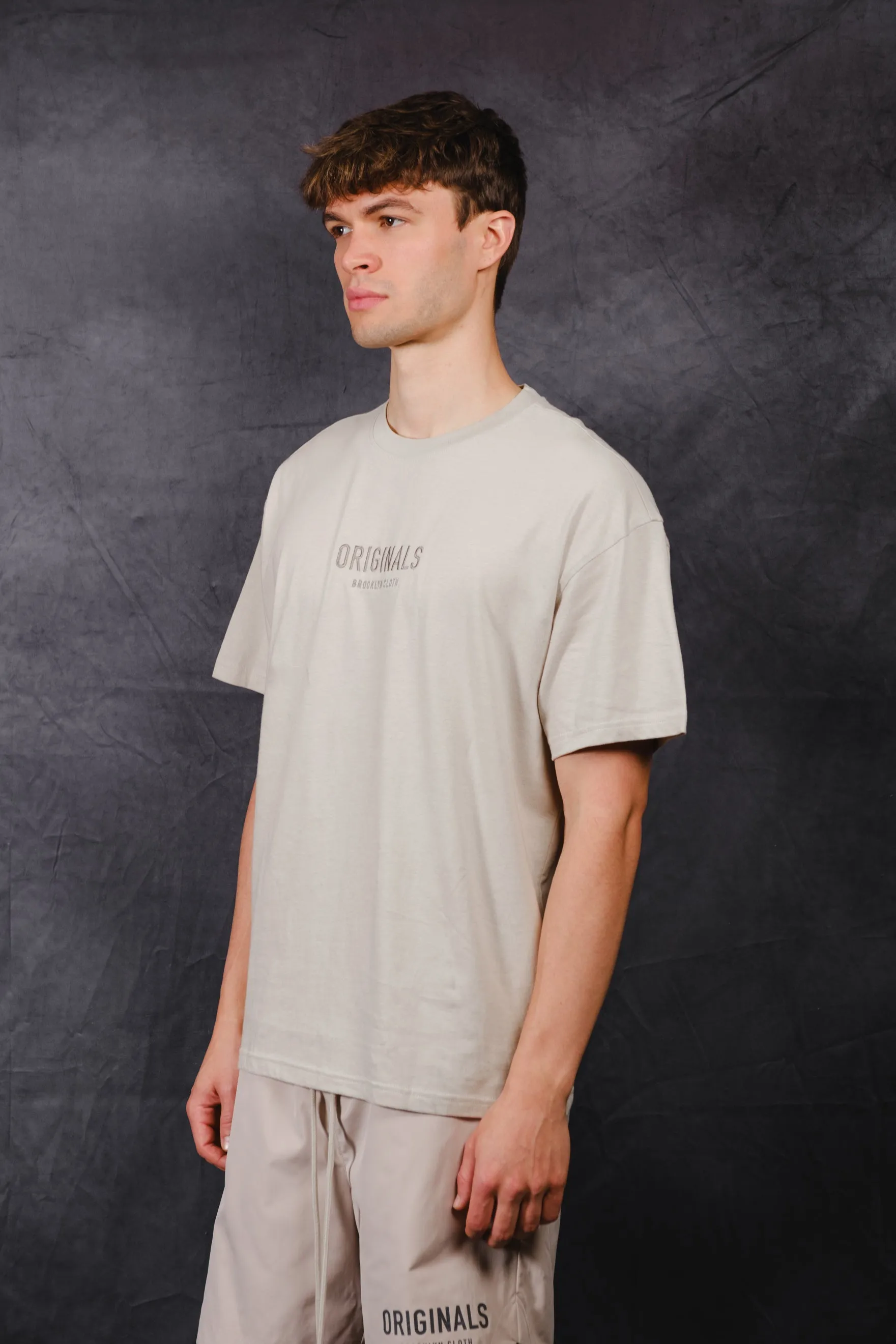 Originals Center Chest Tonal Embroidery Tee