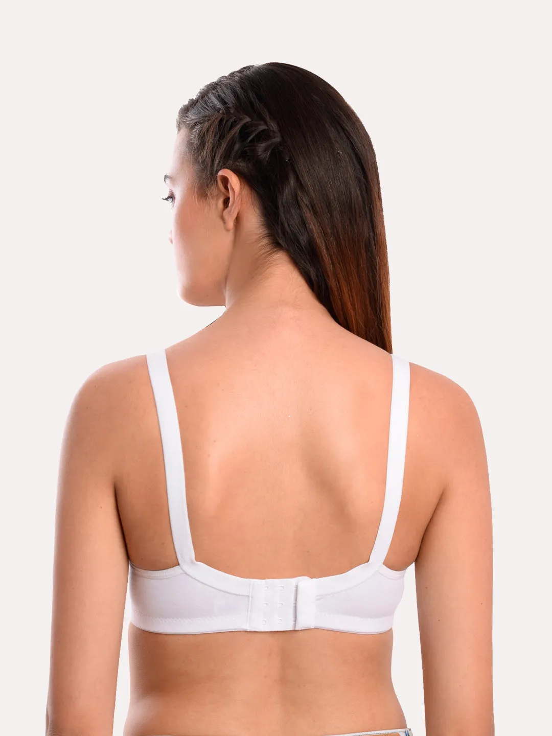 Pack of 3 Solid Non-Wired Non Padded T-shirt Bras