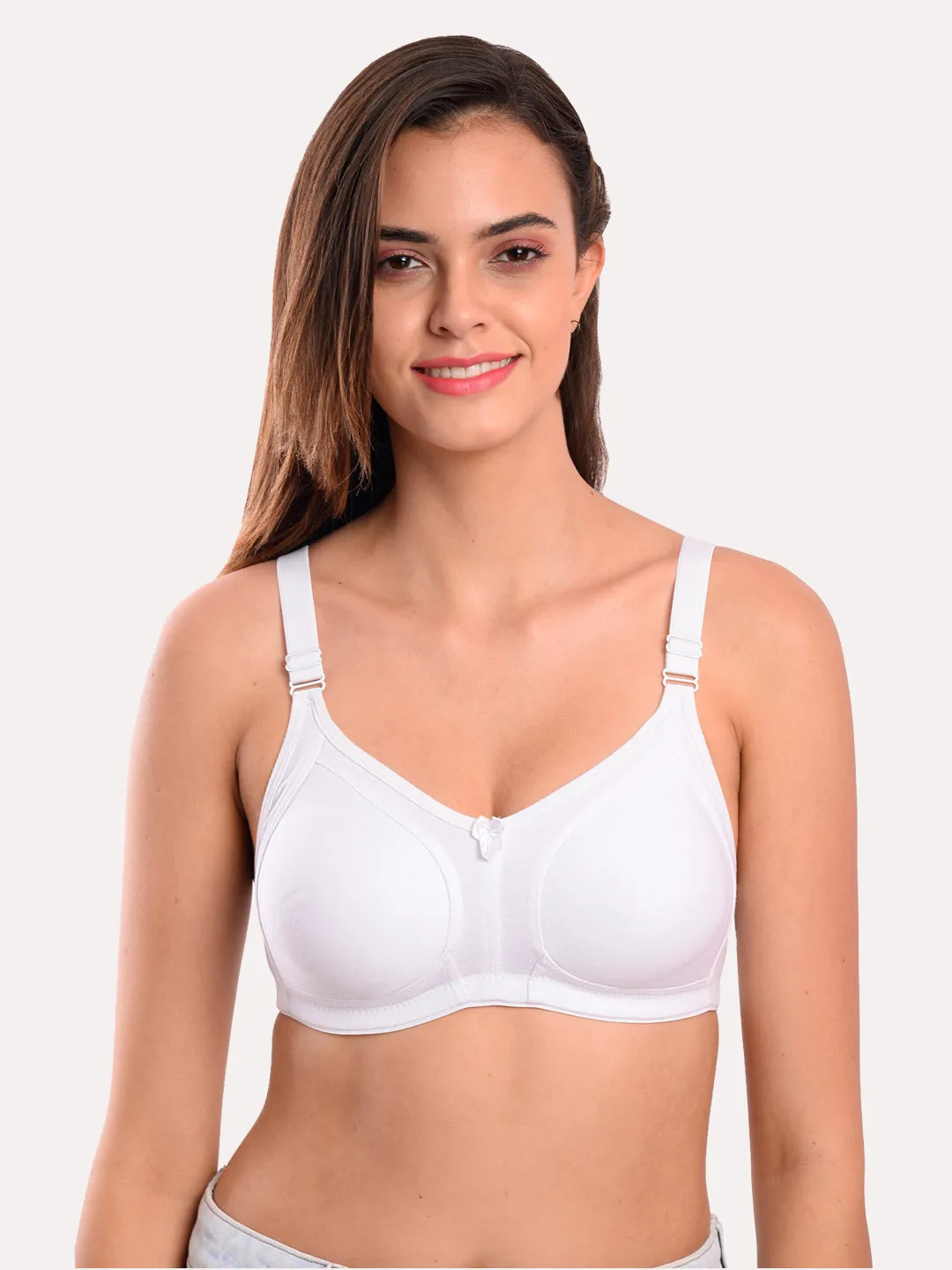 Pack of 3 Solid Non-Wired Non Padded T-shirt Bras