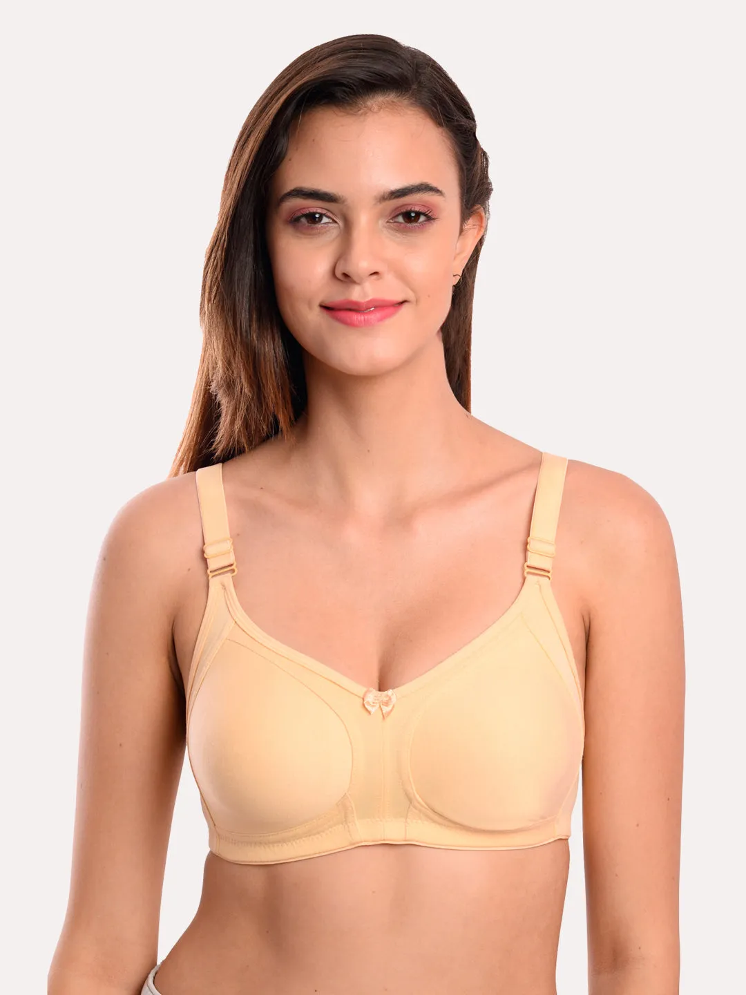 Pack of 3 Solid Non-Wired Non Padded T-shirt Bras