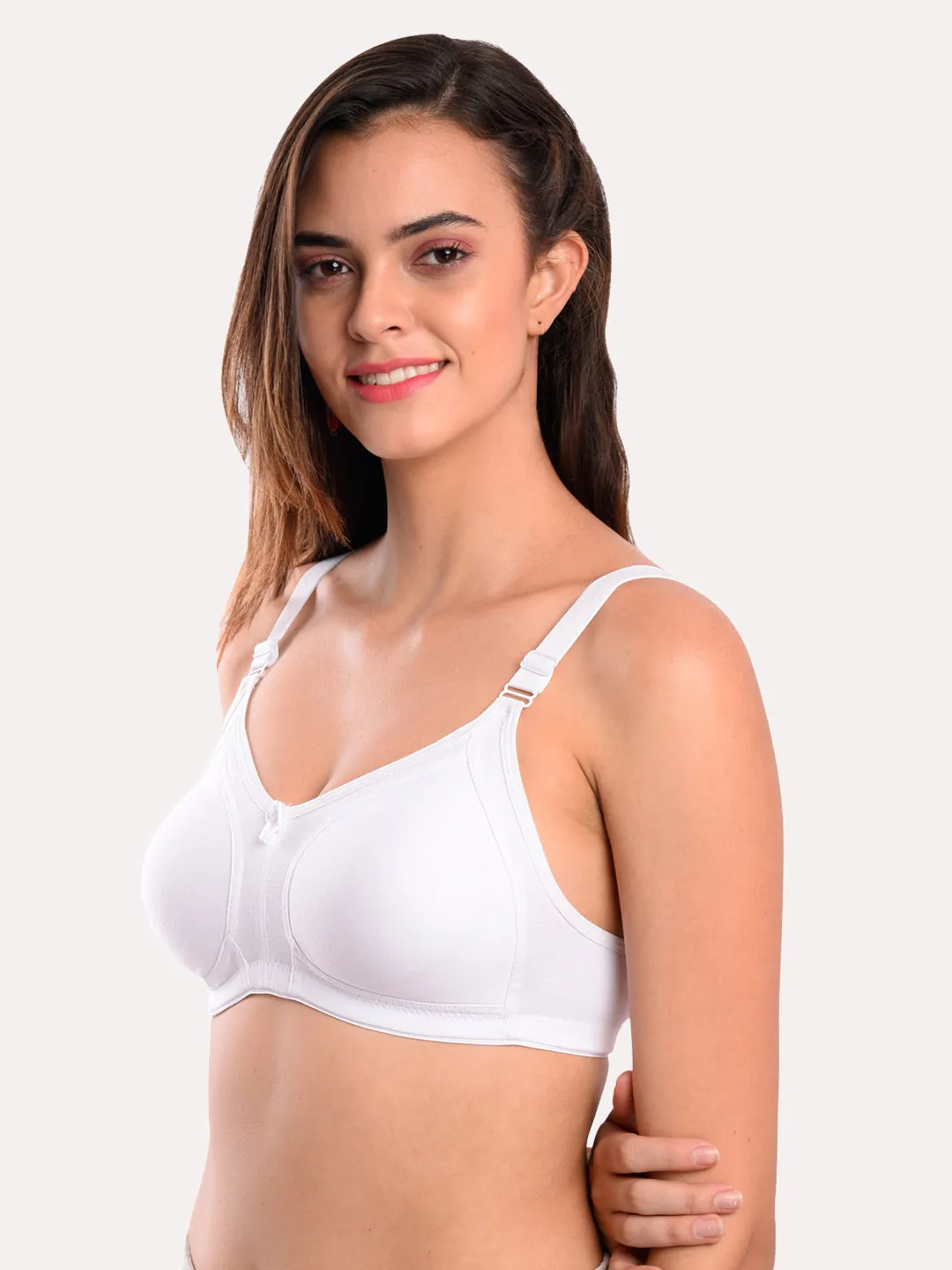 Pack of 3 Solid Non-Wired Non Padded T-shirt Bras