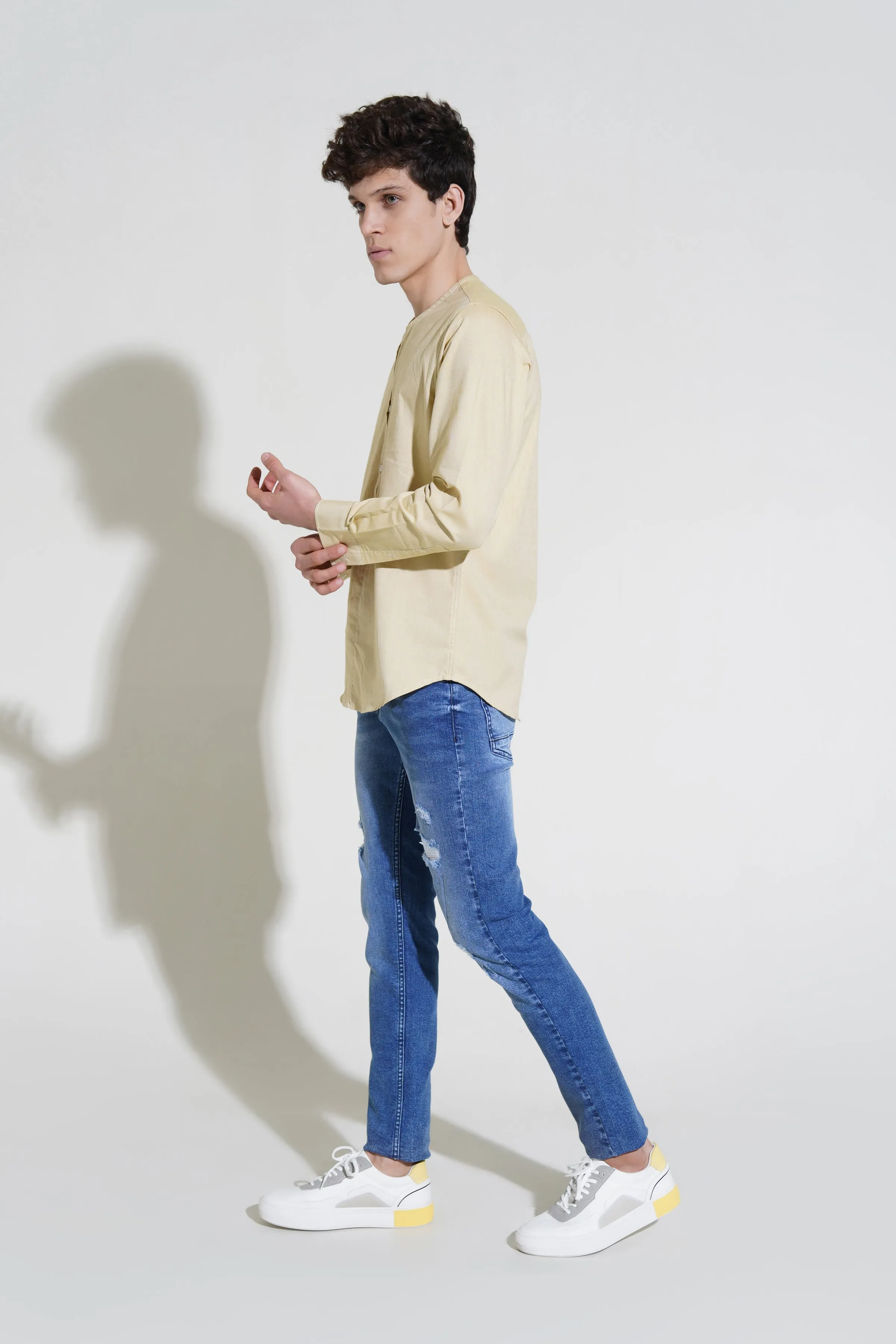 Pale Yellow Shirt
