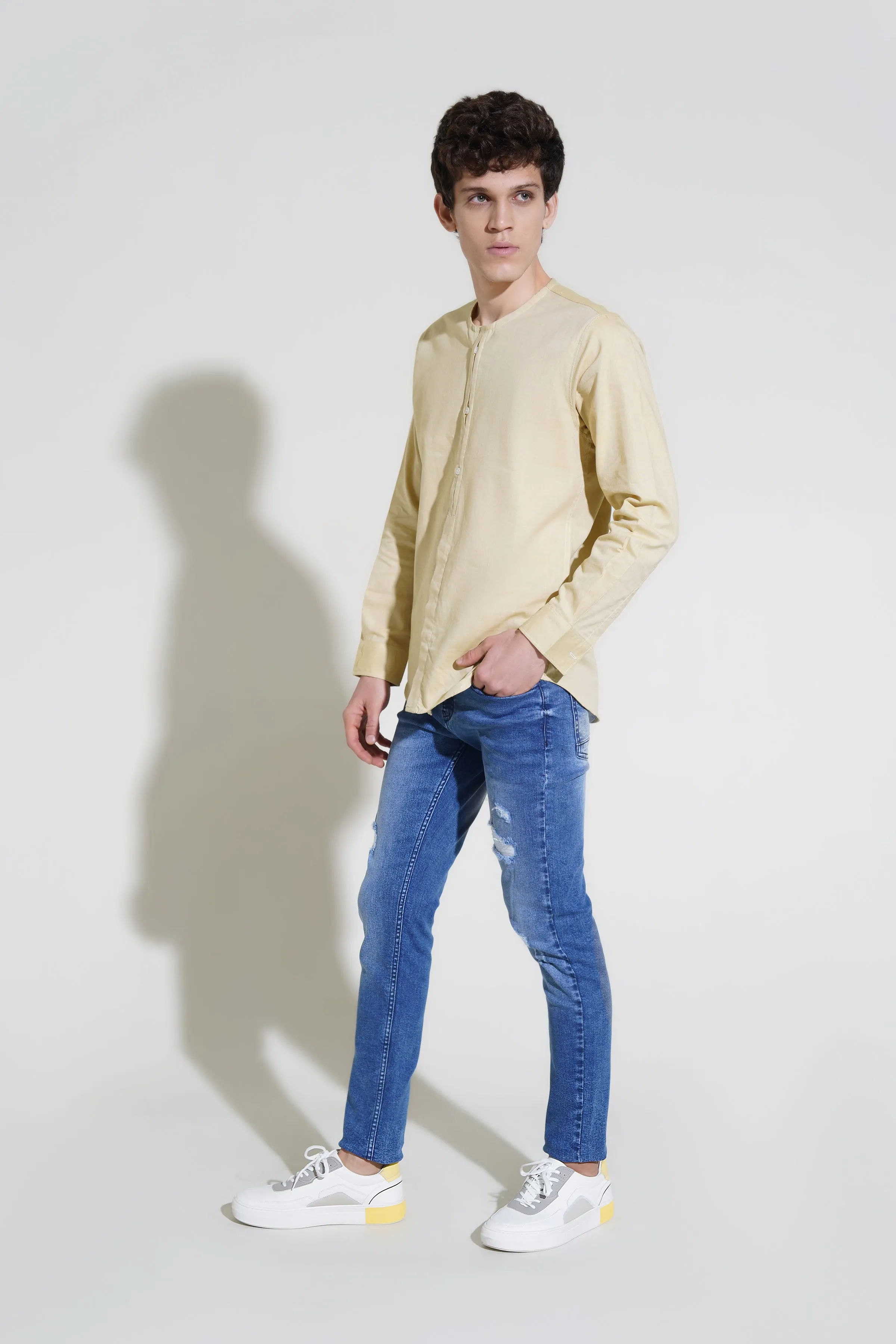 Pale Yellow Shirt