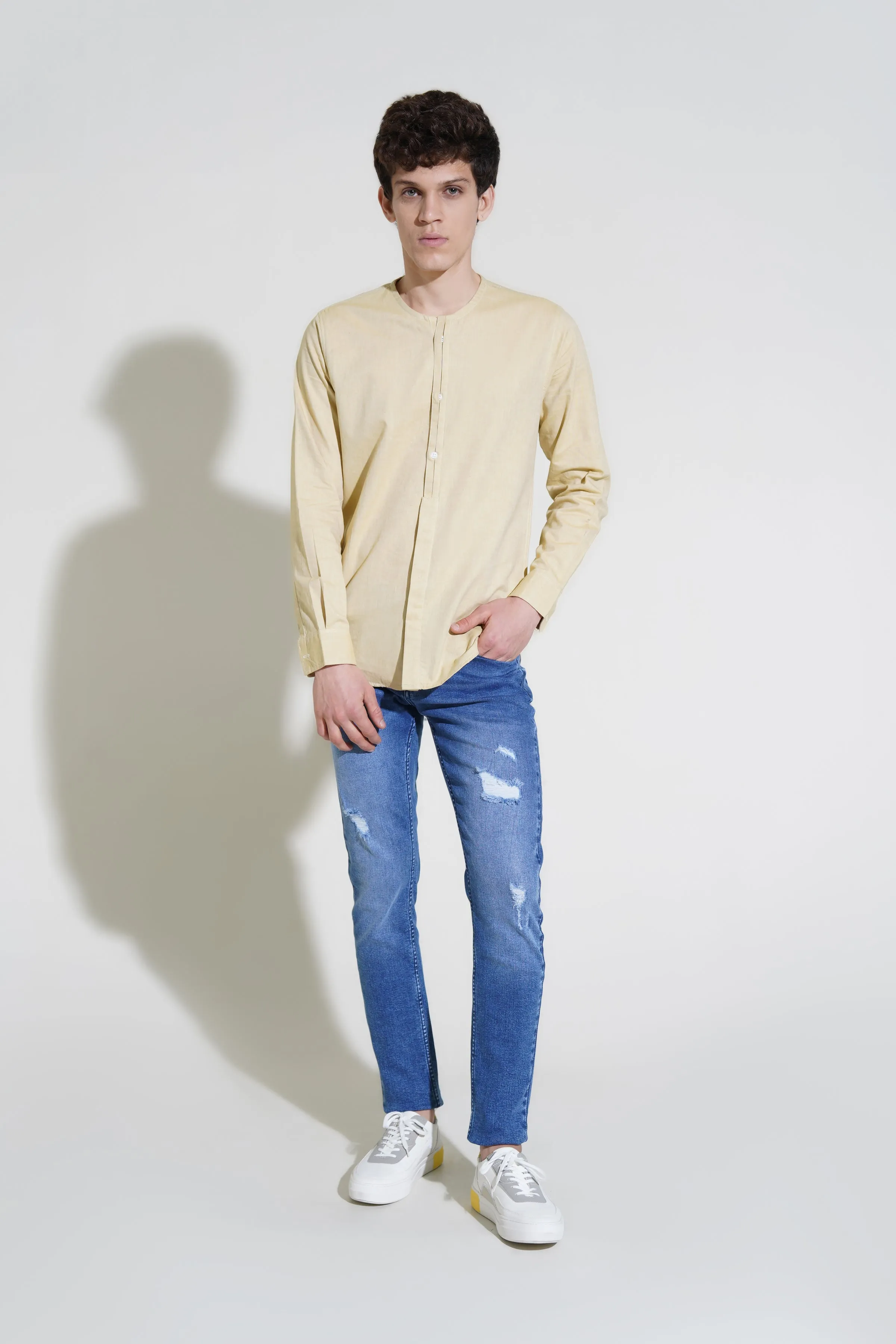 Pale Yellow Shirt