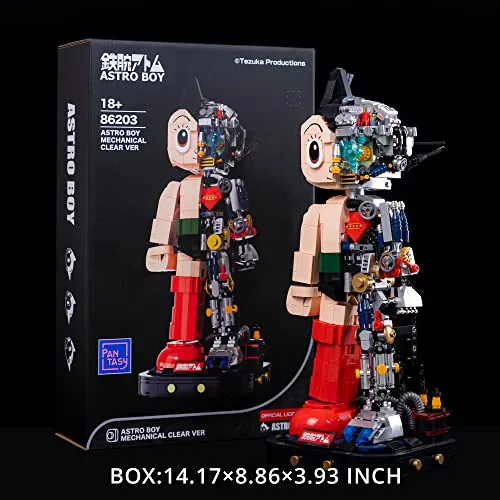 Pantasy Astro Boy Building Kit, Cool Building Sets for Adults, Creative Collectible Build-and-Display Model for Home or Office, Idea Birthday Present for Teens or Surprise Treat (1258Pieces)