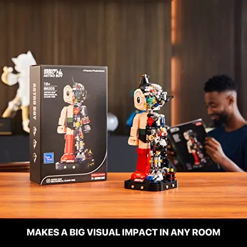 Pantasy Astro Boy Building Kit, Cool Building Sets for Adults, Creative Collectible Build-and-Display Model for Home or Office, Idea Birthday Present for Teens or Surprise Treat (1258Pieces)