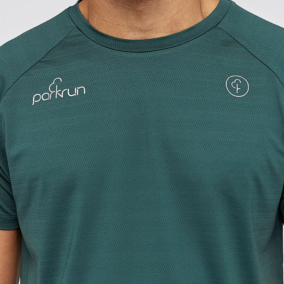 parkrun Milestone Men's T-Shirt 250 - Green