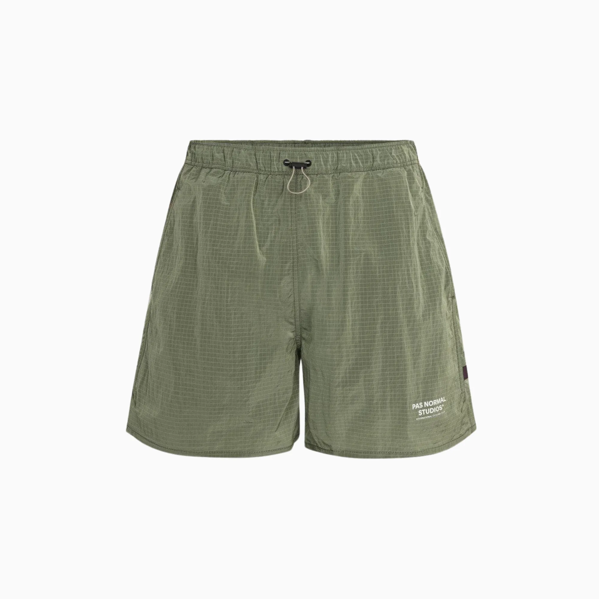 Pas Normal Studios Men's Off-Race Ripstop Shorts - Army Green