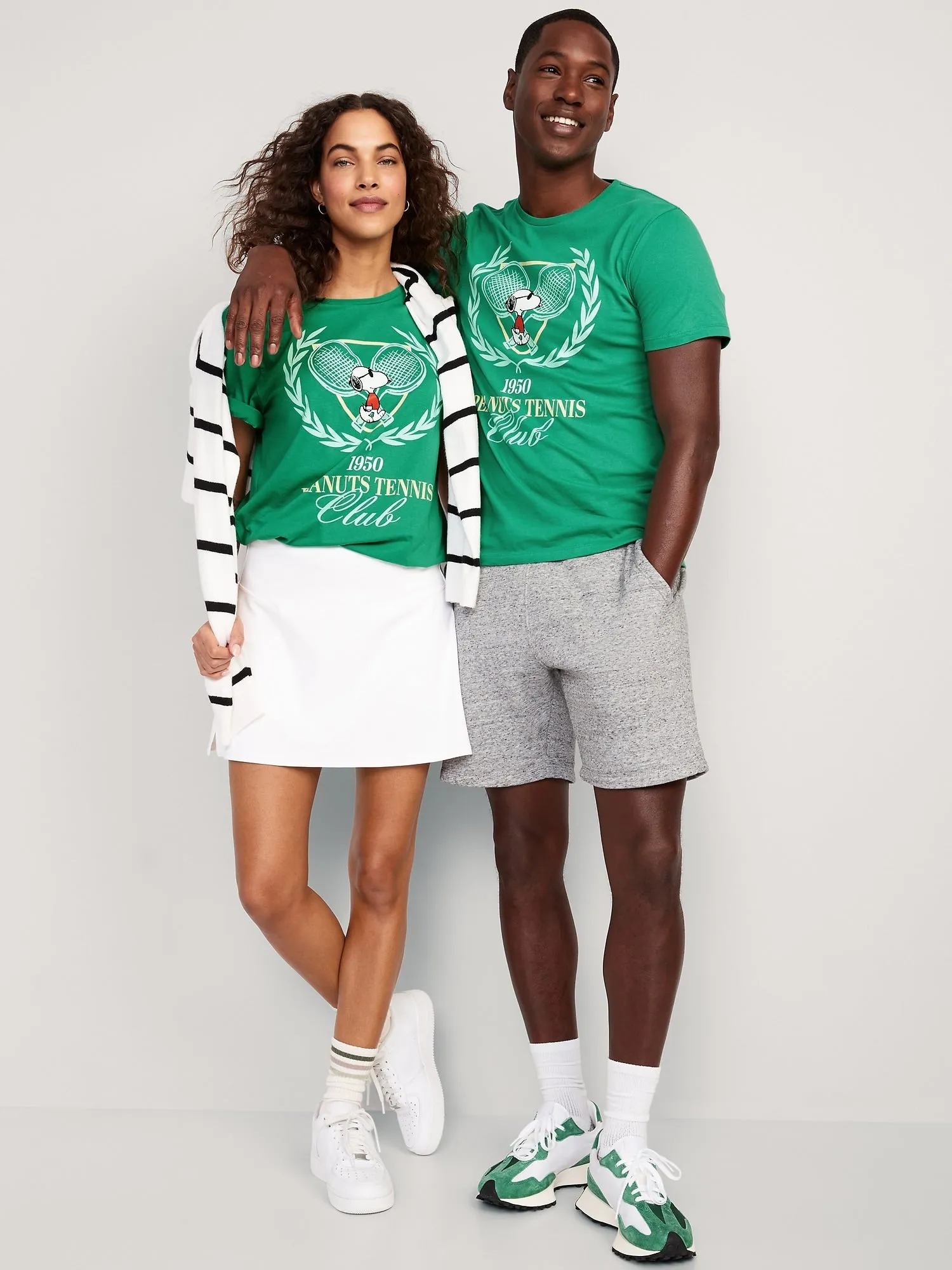 Peanuts® Snoopy "1950 Peanuts Tennis Club" Gender-Neutral T-Shirt for Adults