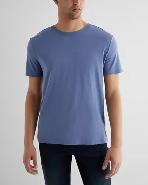 Perfect Cotton Crew Neck T-Shirt Royal Blue