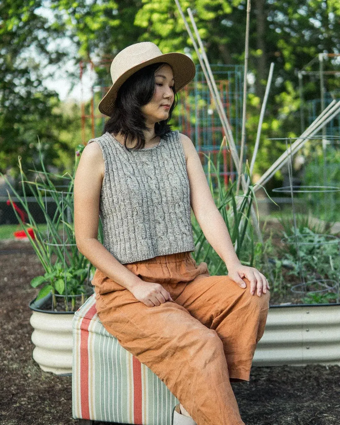 Phoebe Top - Knitting Pattern (PDF)