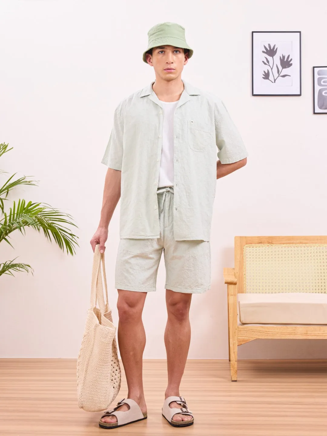 Pista Plain Cotton Resort Shirt