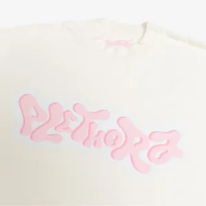 PLETHORA "Wave" Logo Tee - Guava