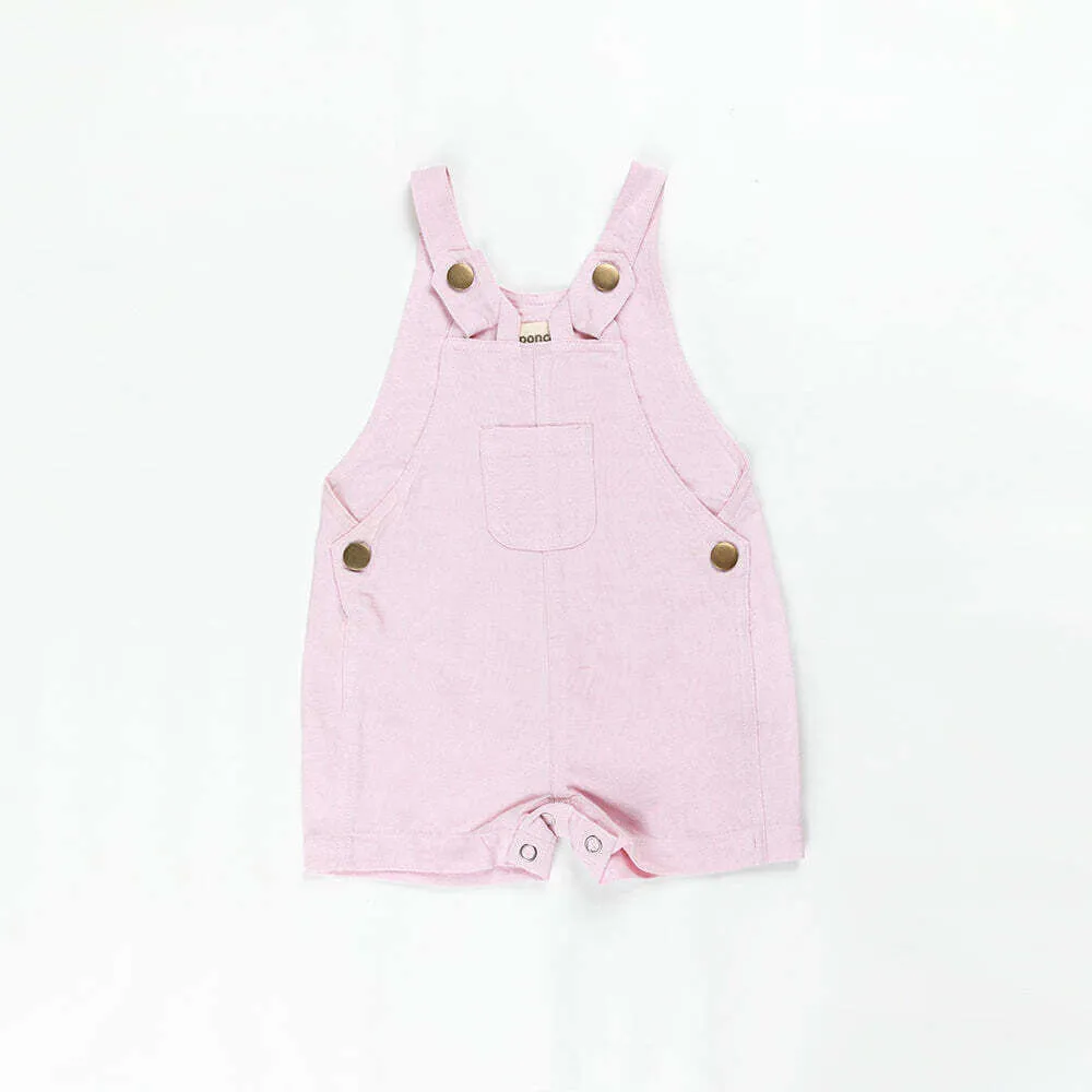 Ponchik Babies   Kids - Cotton Dungaree Overalls - Lemonade