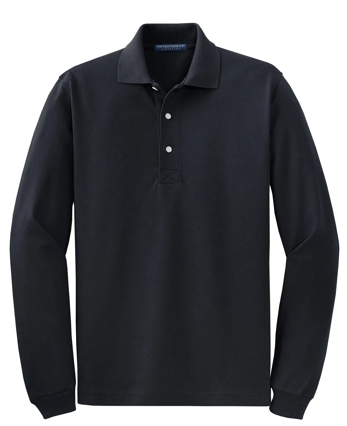 Port Authority Rapid Dry Long Sleeve Polo.  K455LS Classic Navy