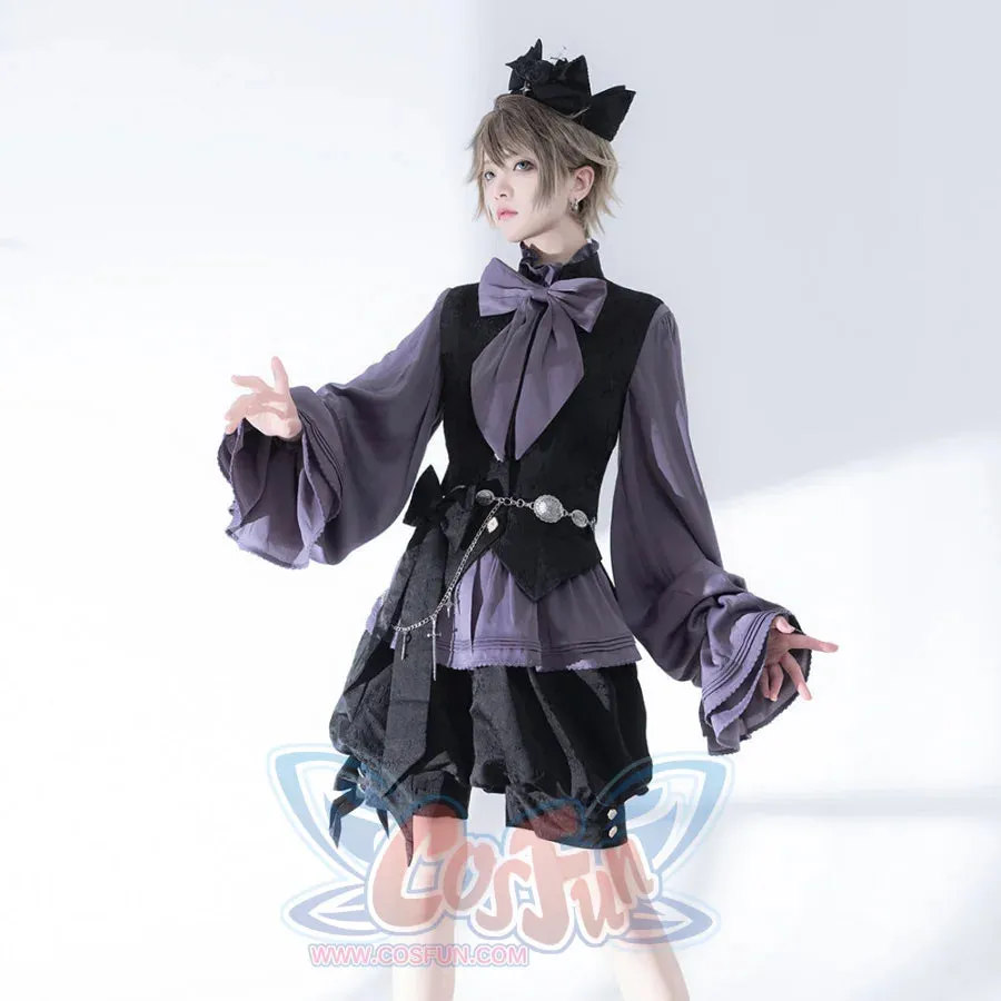 PRE-SALE Hunting Rabbit Retro Cute Cool Jacket Lolita Vest Shorts Ouji Set S23010