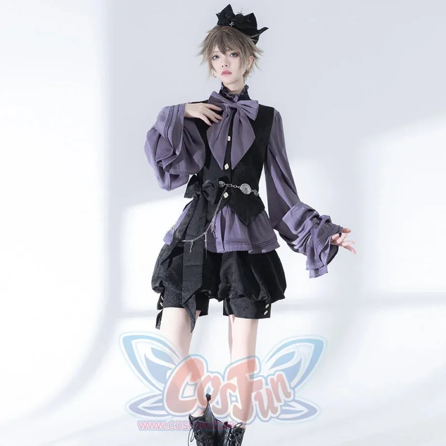 PRE-SALE Hunting Rabbit Retro Cute Cool Jacket Lolita Vest Shorts Ouji Set S23010