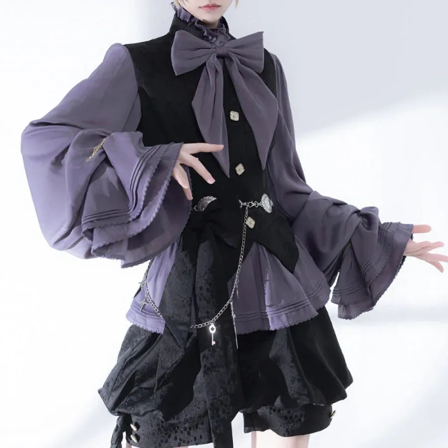 PRE-SALE Hunting Rabbit Retro Cute Cool Jacket Lolita Vest Shorts Ouji Set S23010