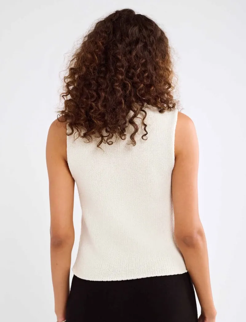 Prince Street Top | Ecru