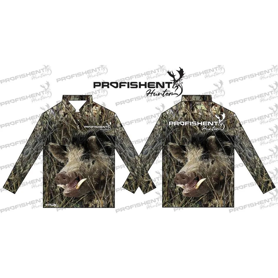 PROFISHENT SUBLIMATED LONG SLEEVE FISHING SHIRT UV30 
