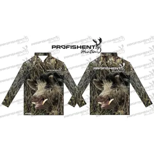 PROFISHENT SUBLIMATED LONG SLEEVE FISHING SHIRT UV30 